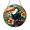 Stained Glass 7.87 Inch, variant on Colorful Toucan Faux Stained Glass Window Hanging