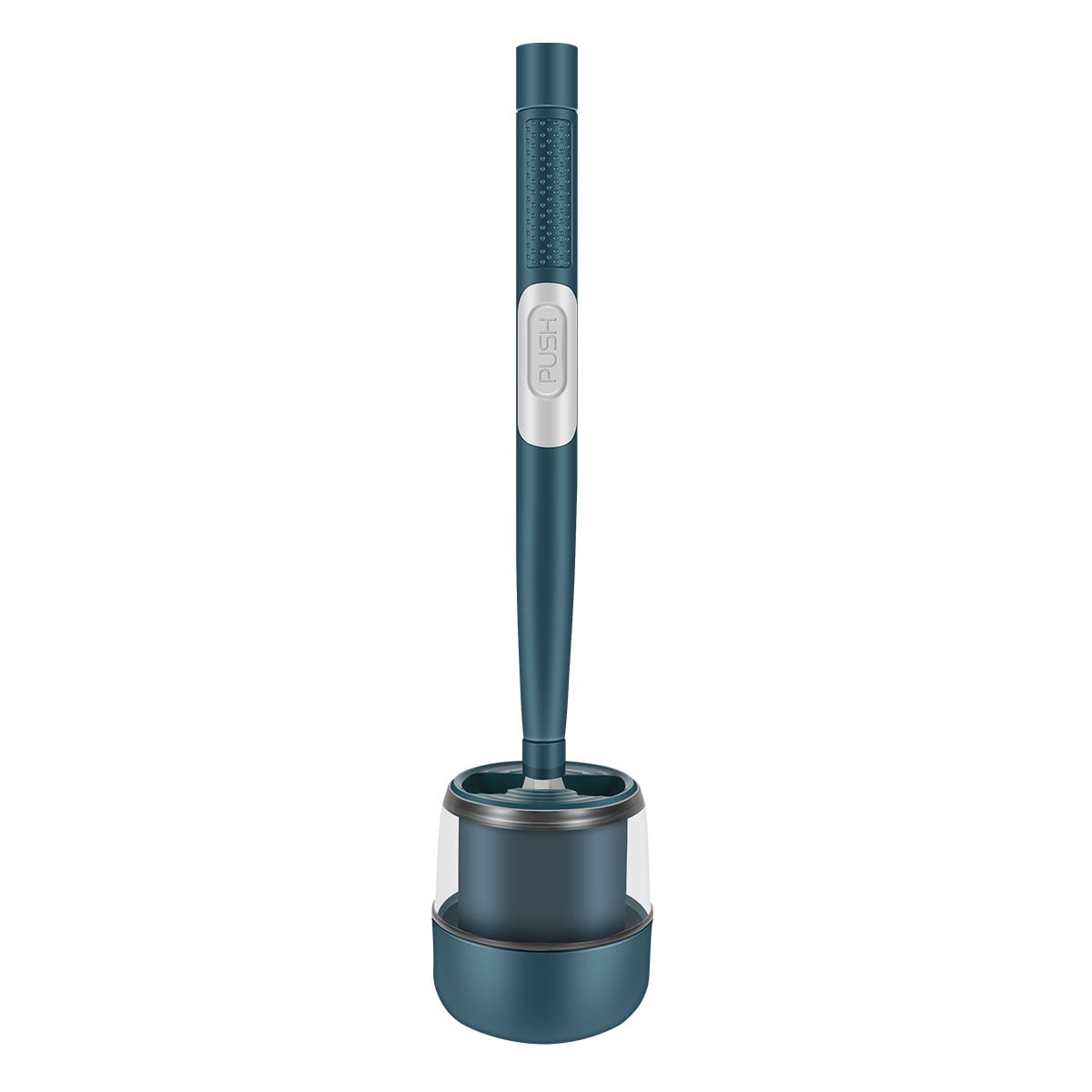 GUSTVEToilet Brush With Soap Dispenser Refillable Toilet Toilet Brush