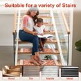 thumbnail image 4 of Girlsshop Non Slip Staircase and Floor Step Tread, Polypropylene, 30" x 8", 15 Count, 4 of 7