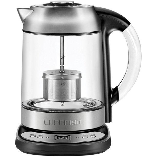 Chefman Electric Glass Tea Kettle