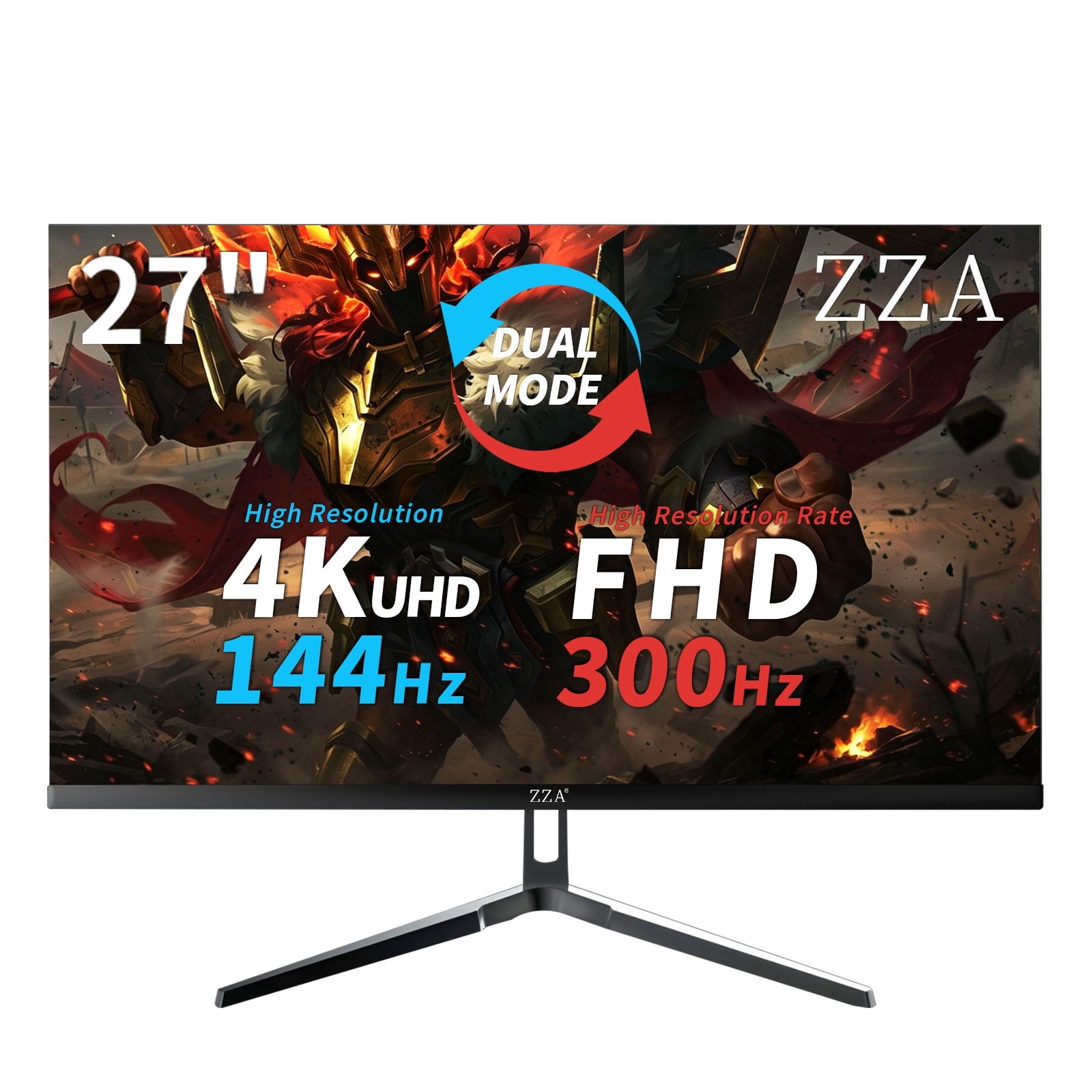 LG, Computer Monitor, 27-inch 4K UHD, IPS, HDR 400, White