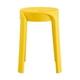 thumbnail image 5 of 6 Pack Stackable Classroom Stools Plastic Stools Nesting StoolsRound Stools Indoor Outdoor Flexible Seating Decorative Stools Chairs for Home Office School Classroom Mustard as Pic, 5 of 6