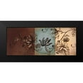 thumbnail image 2 of Loreth, Lanie 18x10 Black Modern Framed Museum Art Print Titled - Translucent Garden - With Teal II, 2 of 5
