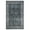 Gray, variant on Garvee 9'x12' Modern Bordered Large Area Rugs for Living Room Bedroom Border Geometric Machine Washable Accent Rug, Gray