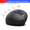 thumbnail image 4 of HXSJ 7D Wireless Mouse 2.4GHz Gaming Mouse Ergonomic Design Vertical Mouse 2400DPI USB Mice For, 4 of 8