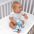 thumbnail image 6 of Baby Essentials Minky Doll Animal Snuggler Blanket for Newborns, Infants, Toddlers, Cuddling, Naptime and Bedtime in Berry Blue Bear, 6 of 6