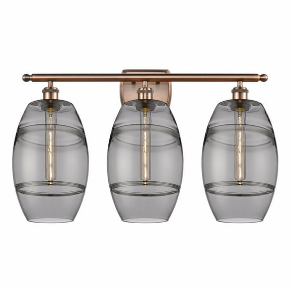 Innovations Lighting - Vaz - 3 Light Bath Vanity In Industrial Style-10.88