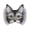 A, variant on Halloween DIY Therian Mask Kit, Blank Therian Masks Set White Cat Masks to Paint with Felt Fabric Sheet Plush Faux Fur Eye Mesh for Craft Project Party Christmas