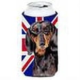thumbnail image 2 of Carolines Treasures SC9820TBC Dachshund with English Union Jack British Flag Tall Boy Hugger Tall Boy multicolor, 2 of 2