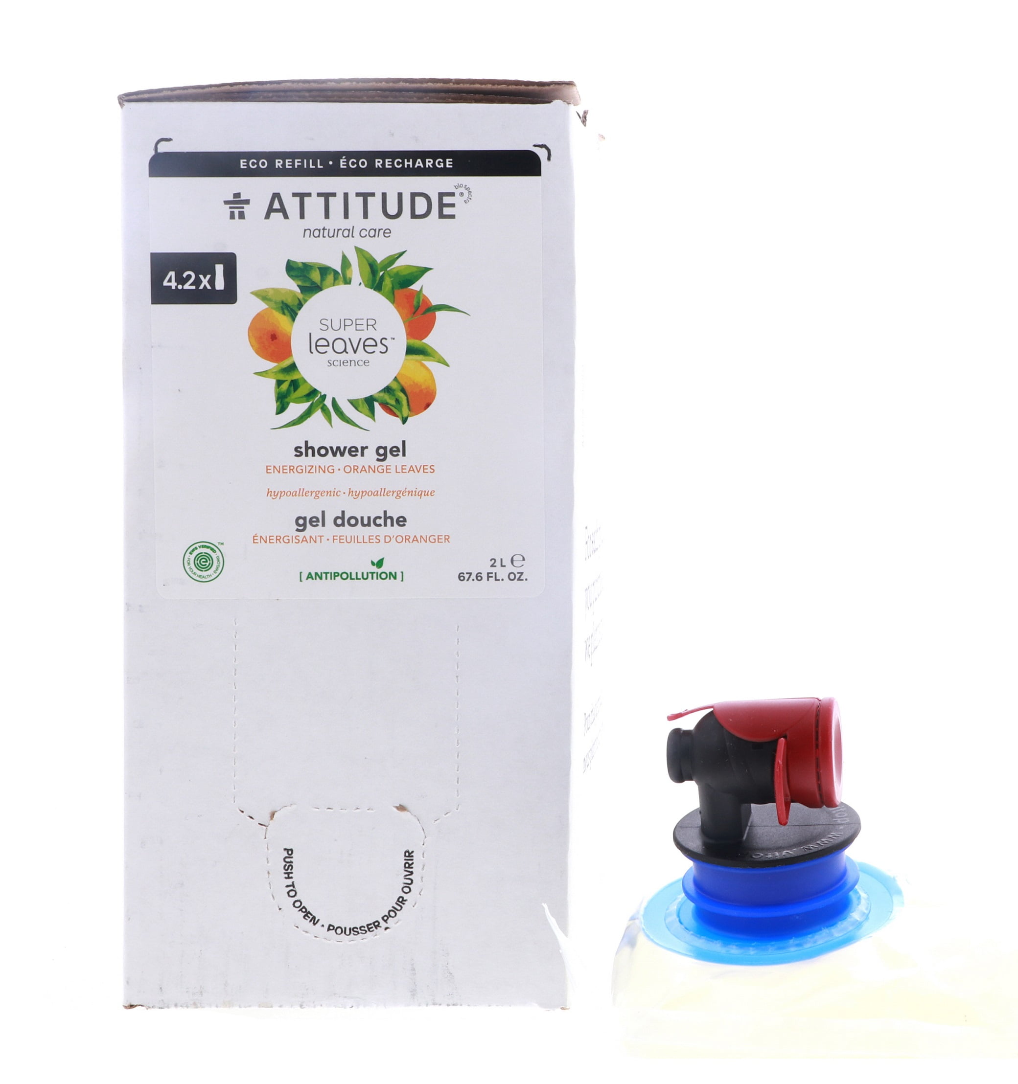 Attitude Energizing Shower Gel, 67.6 oz