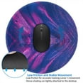 thumbnail image 4 of Disketp Neon Gradient Blue Small Mouse Pad 7.9x7.9 Inches,Washable Round Mousepad For Office Laptop Computer,Non-Slip Rubber Base Mouse Pads For Wireless Mouse, 4 of 9