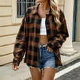 thumbnail image 2 of Women's Casual Plus Size Shacket Jacket Long Sleeve Button Down Blouse Top Comfortable Stylish Versatile Layering Piece, 2 of 9