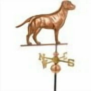 Good Directions Labrador Retriever Weathervane with Arrow, Pure Copper - 33"L