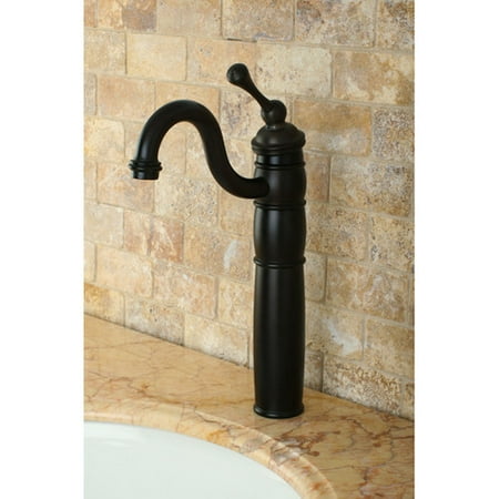 UPC 663370075735 product image for Kingston Brass KB142. BL Heritage Vessel Faucet with Deck Plate and Metal Lever  | upcitemdb.com