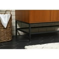 thumbnail image 5 of Elegant Decor Eugene 42" Aluminum MDF Single Bathroom Vanity in Teak, 5 of 8