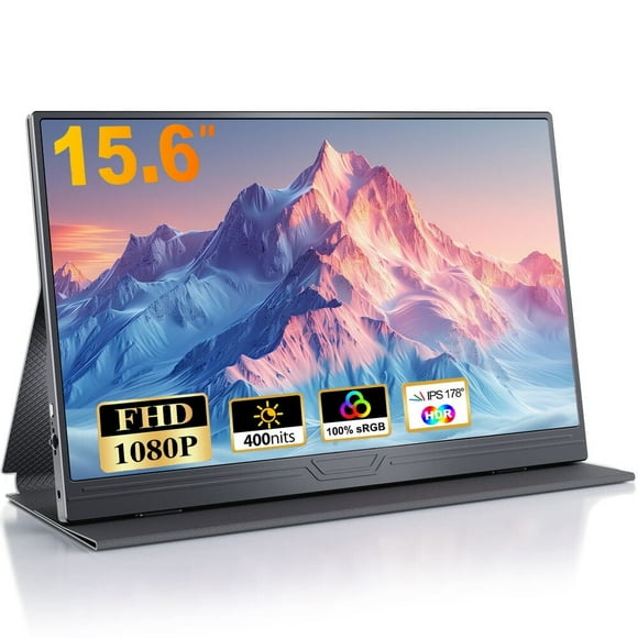 Pre-Owned Portable Monitor 1920x1080 IPS Monitor 15.6" Gaming with USB C HDMI (The screen has small spots)