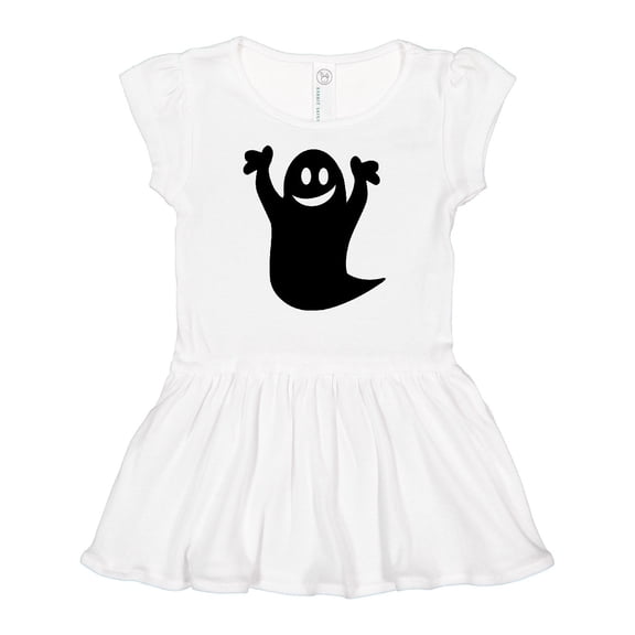 Inktastic Happy Halloween Cute Ghost Girls Baby Dress