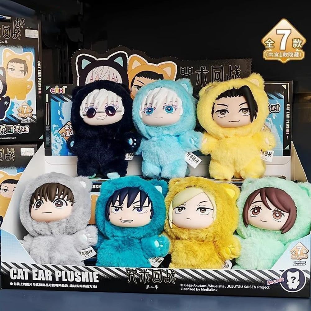 JJK Vinyl Figure Gojos Figure Fushiguro Toji Keychain 5.5'' Anime JJK Collectibles Decoration Gifts, Collectibles Cartoon Plush Doll, Surprise Toys, Creative Gifts Plush Toys,