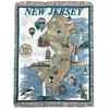 State of New Jersey Tapestry Throw Blanket 50" x 60"