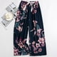 thumbnail image 2 of TaTaai Women's Ankle Length Printed Lounge Pants Elastic Waist 9/10 Length Long Pants Casual Home Soft Non See Through Bottoms Relax Fit Daily Wear Gift, 2 of 3