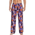 thumbnail image 2 of Lsque Halloween Black Cats Print Men's Pajama Pants, Lounge Pant - Comfortable Home Wear,Elastic Waistband, Stylish Design-Medium, 2 of 9