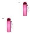 thumbnail image 2 of Yuarrent Botella de agua portátil de plástico taza para beber a prueba de fugas deportes viaje Drinkware botella al aire libre, verde, 560ML Type4 NO4 Yuarrent CBP078373, 2 of 6
