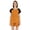 Orange & Black, variant on Inkmeso Solid 2 Pc Nightwear Set For Women Raglan Sleeves Button-Down Top & Shorts Sleepwear-68