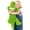 Green-Crocodile, variant on MorisMos 11.8" Dog Stuffed Animal with Flower,Stuffed Dog Puppy Plushies Toy