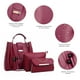 thumbnail image 3 of Set 3 Bolsos De Mano Para Mujer, Bolsa De Lujo Gran Capacidad Rojo, 3 of 3