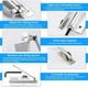 thumbnail image 5 of Cierrapuertas con resorte automático Universal, ligero, de aluminio, puerta lateral flexible, desaceleración mecánica con tornillo y llave para puerta batiente, dormitorio, oficina, hogar, hotel, 5 of 5