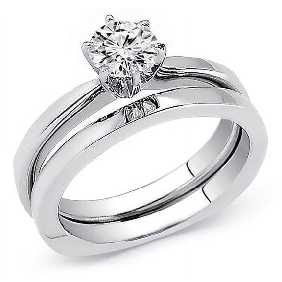 0.25 - 1.00 Carat Diamond Solitaire Ring Set