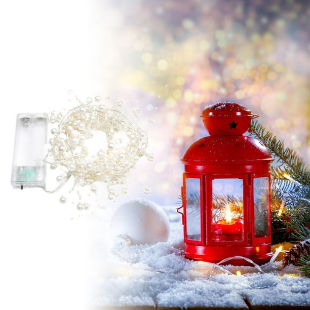 Cuentas de luz LED, luces navideñas resistentes al agua, decoración para Navidad, árbol de Navidad, dormitorio, aula, fiesta