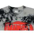 thumbnail image 3 of Marvel Comics Men's Spray Painted Logo Tie-Dye Short Sleeve Adult T-Shirt, 3 of 6