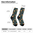 thumbnail image 2 of Vsdgher Cute plant fox Crew Socks for Men & Women, Breathable Casual Athletic Ankle Socks, 2 of 6