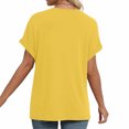 thumbnail image 7 of Womens Summer Tops Spring Short Sleeve Shirts, ZHUGeLI Womens Fashion Short Sleeve Out Blouse Funny V-Neck T-Shirt, 7 of 7