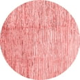 thumbnail image 1 of Ahgly Company Indoor Round Abstract Red Modern Area Rugs, 7' Round, 1 of 4