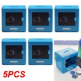 thumbnail image 1 of JShteea Cajas Dinero Cerradura Combinación Caja Almacenamiento Ahorro Monedas Caja Efectivo (Azul), 1 of 6