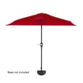 Pure Garden 9ft. Half Round Patio Umbrella