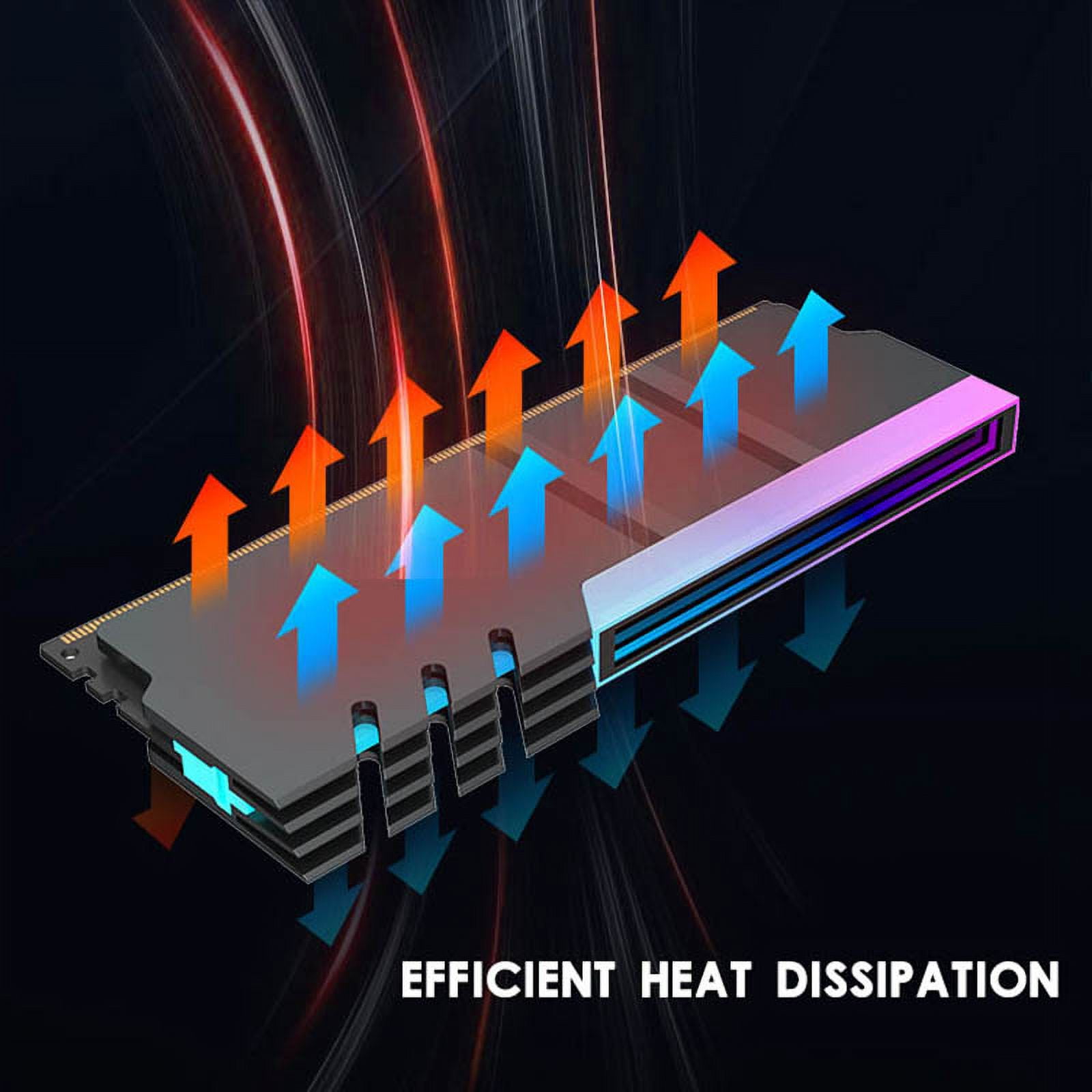 Computer DDR4 DDR5 5V ARGB Sync Memory Module Radiator PC RGB Colorful Ram Cooler Heatsink Cooling Shim Armor