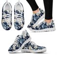 thumbnail image 1 of Nuevos zapatos ligeros con cordones y estampado de flores de cerezo para exteriores, zapatillas de plataforma cómodas, zapatillas de deporte casuales, zapatos, 1 of 6
