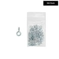 thumbnail image 3 of 1/2" Zinc-Plated Screw Eyes for Picture Framing - 1/8" Eye 1/4" Shank Pack of 100, 3 of 4