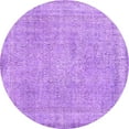 thumbnail image 1 of Ahgly Company Indoor Round Persian Purple Traditional Area Rugs, 8' Round, 1 of 4