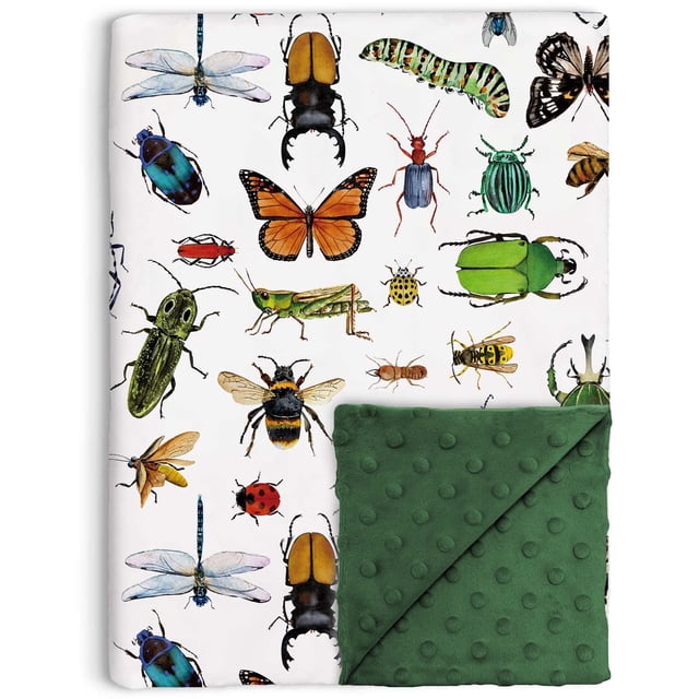 Mantas para bebés Buerhanerry Bugs, unisex, para niños y niñas, 30 x 40 cm
