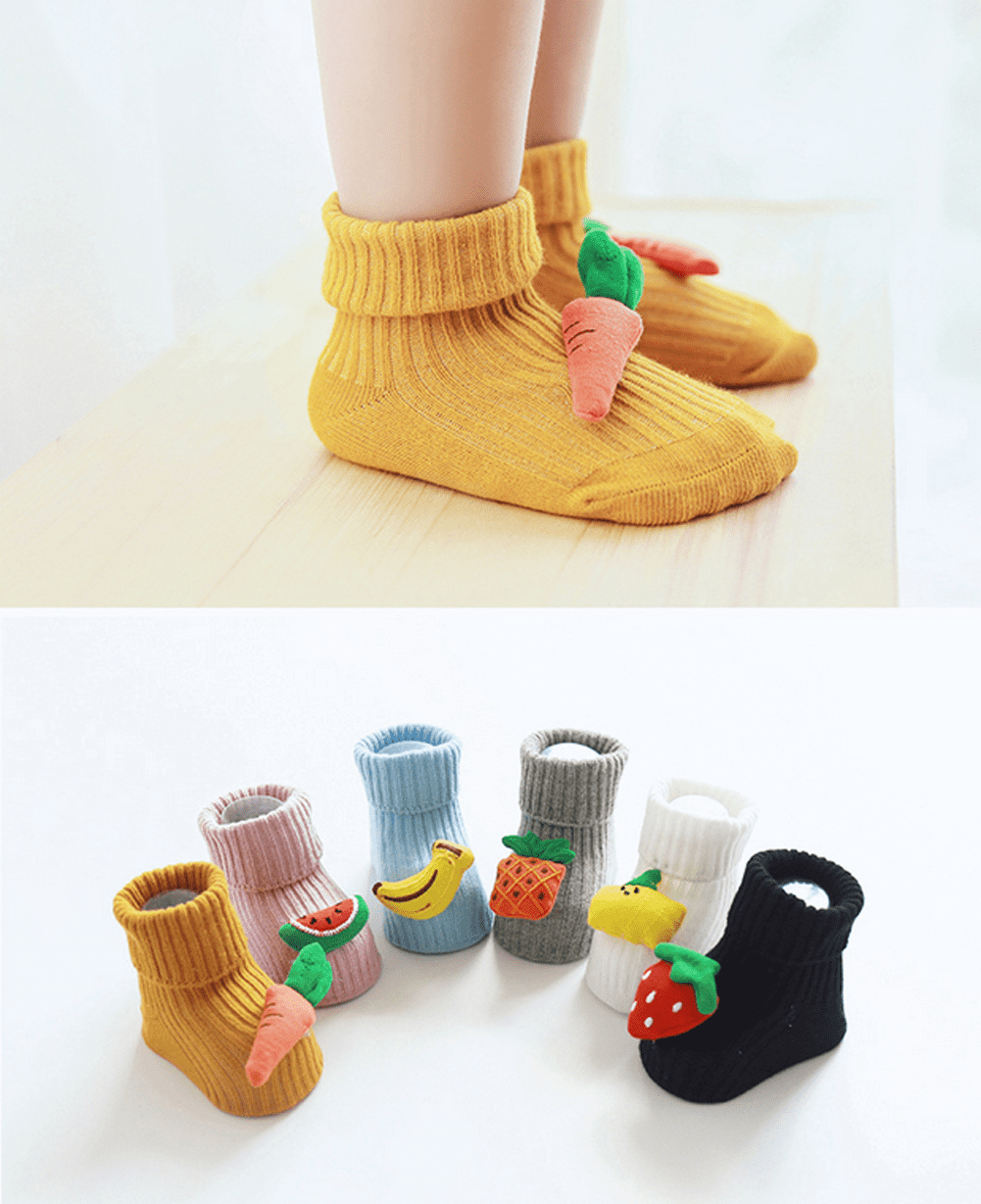 Baby / Toddler Cute Cartoon 3D Dual Ears Shoe Socks