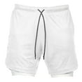 thumbnail image 4 of Pantalones Cortos de Fitness Baoblaze para Hombre M L XL XXL Negro Blanco Camuflaje, 4 of 8