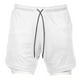 thumbnail image 4 of Pantalones Cortos MTB Macarena Pantalones cortos de fitness para hombres Multicolor, Blanco m, 4 of 8