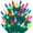 Multicolor, variant on Multicolor Christmas String Lights ,16ft 50 LED Mini Battery String Light with 8 Lighting Modes & Timer for Christmas Tree, Garland, Wedding, Party, Home, Indoor & Outdoor Festival Decoration