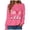 Z1-Hot Pink, variant on vigerkar Valentines Sweatshirt Women Gnomes Shirts Love Heart Sweater Crewneck Long Sleeve Pullover Tops (Hot Pink, XXL)