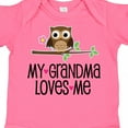 thumbnail image 4 of Inktastic Grandma Loves Me Girls Owl Girls Baby Bodysuit, 4 of 5