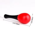 thumbnail image 4 of BQLZR 13x3.9cm Plastic Maracas Rattle Shakers Musical Instrument Pack of 24, 4 of 8